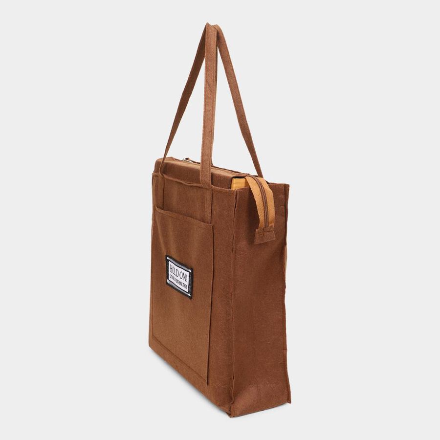 Brown Fleece Bag, , large image number null