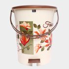 16 L Off-White Plastic Dustbin, , small image number null