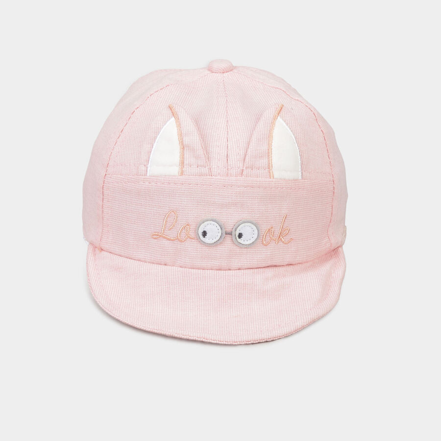 Kids' Pink Nylon/Polyester Cap, , large image number null