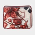 Red Floral Printed Double Blanket, , small image number null