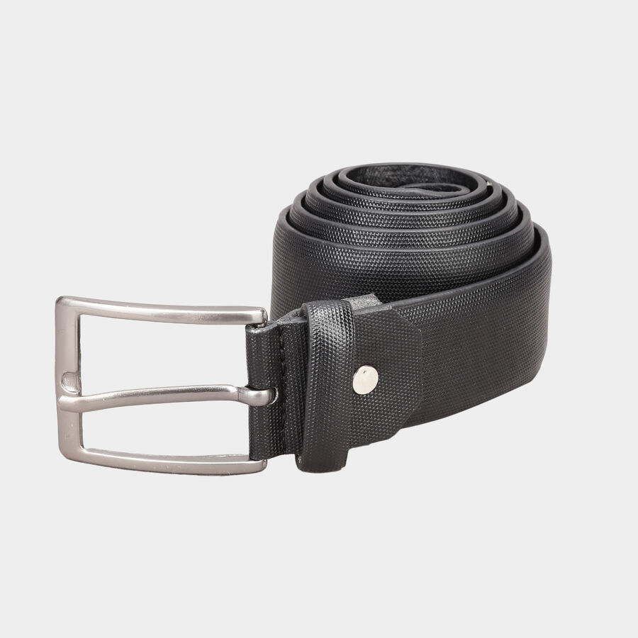 Men's Polyurethane Casual Belt, Size 32, Textured, , large image number null