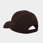 Men's Brown Fabric Cap, , small