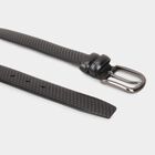 Men Black Pu Formal Belt, , small image number null