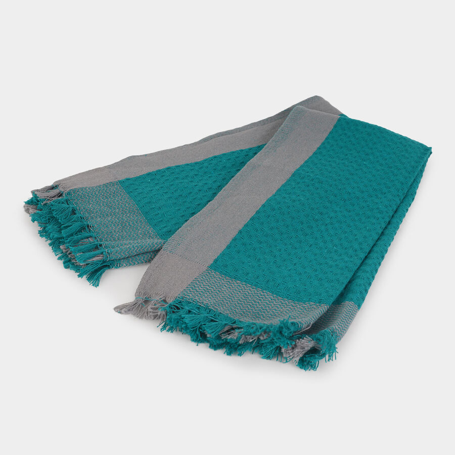 Cotton Hand Towel, Set of 2, 210 GSM, 40 X 60 cm, , large image number null