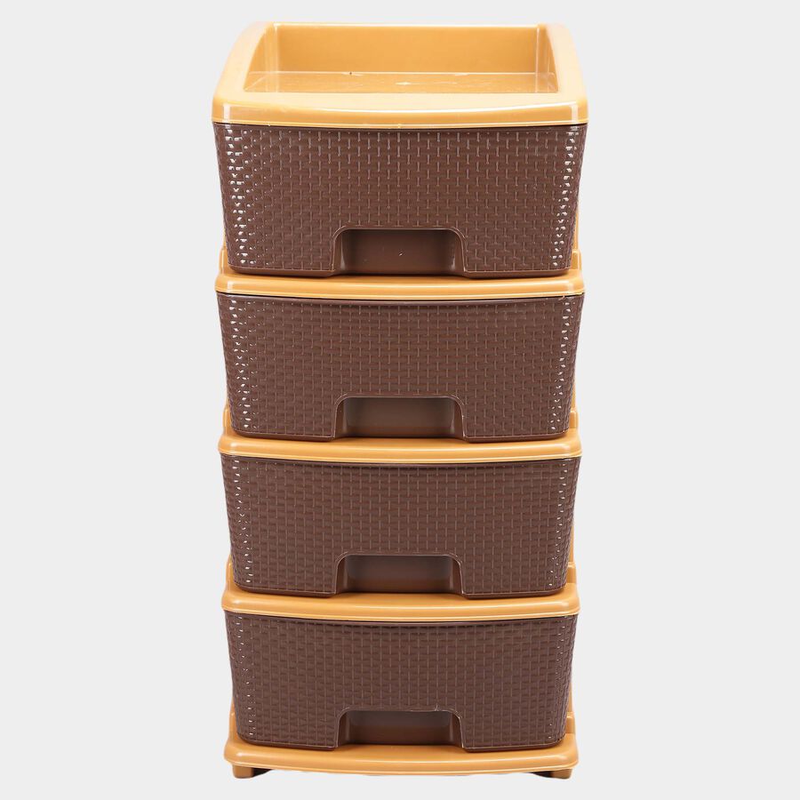Buy Kavya 5 Layer Multipurpose Plastic Drawer System Organizer for Home and  Kitchen - Brown (5xl Teblo) Online at Best Prices in India - JioMart.
