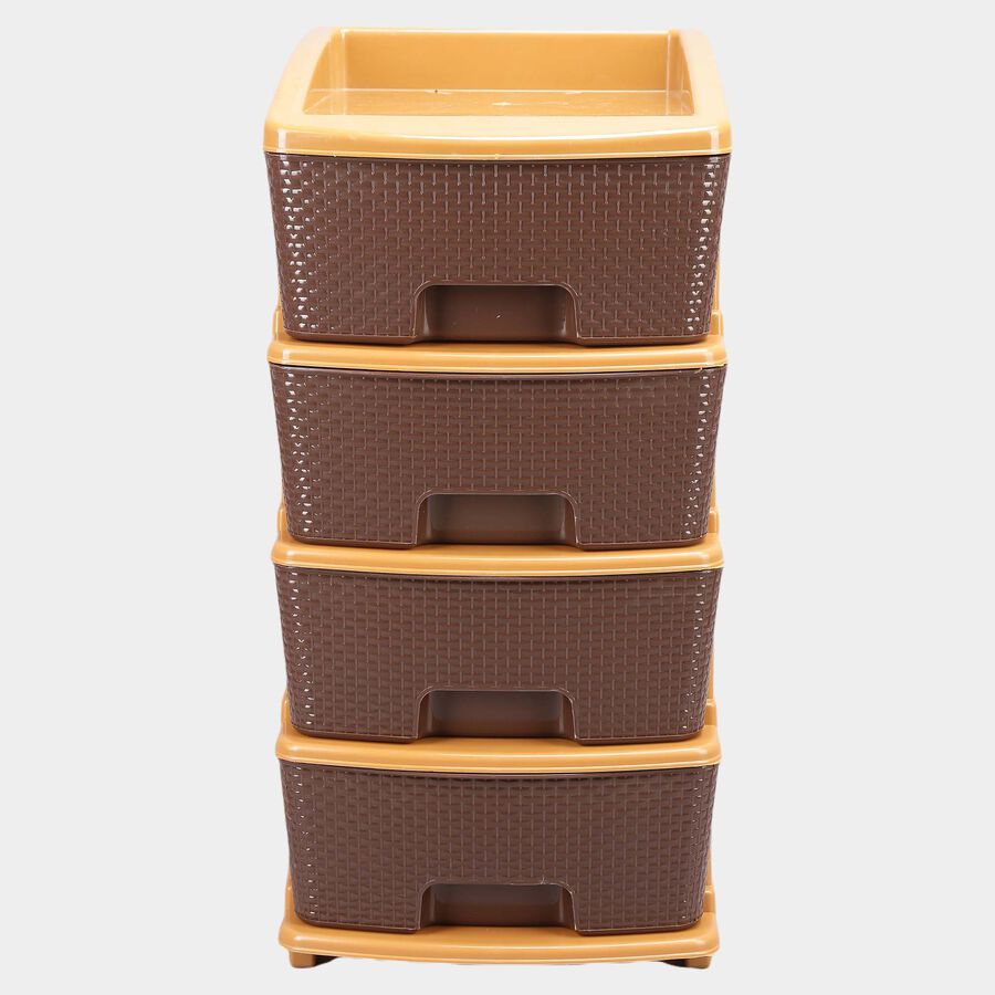 4-Tier Plastic Multi-Drawer Organizer, , large image number null