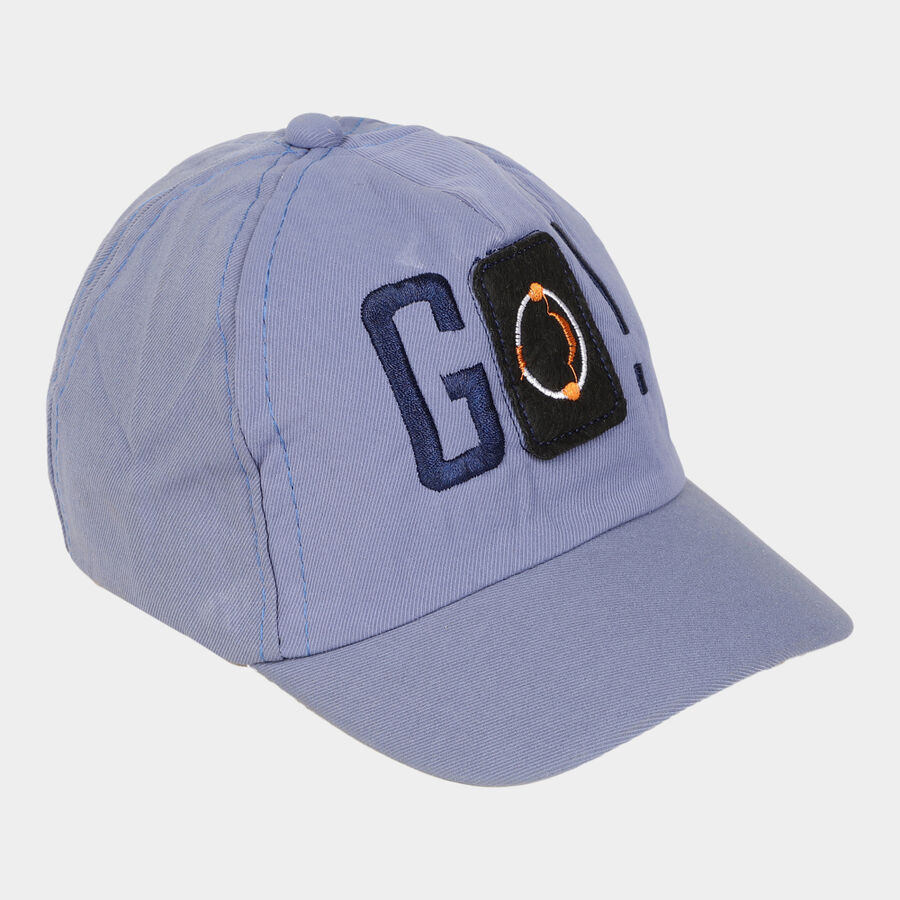 Kids' Blue Canvas Cap, , large image number null