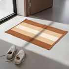 Anti-Skid Brown Polyester Door Mat, , small