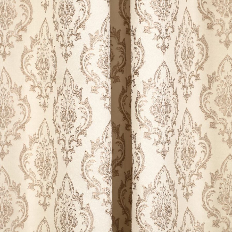 9ft. Cream Polyester Curtain, , large