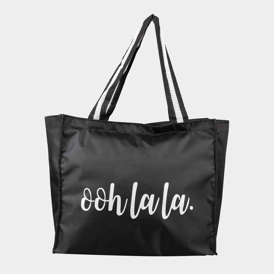 Black Fabric-Nylon Bag, , large image number null