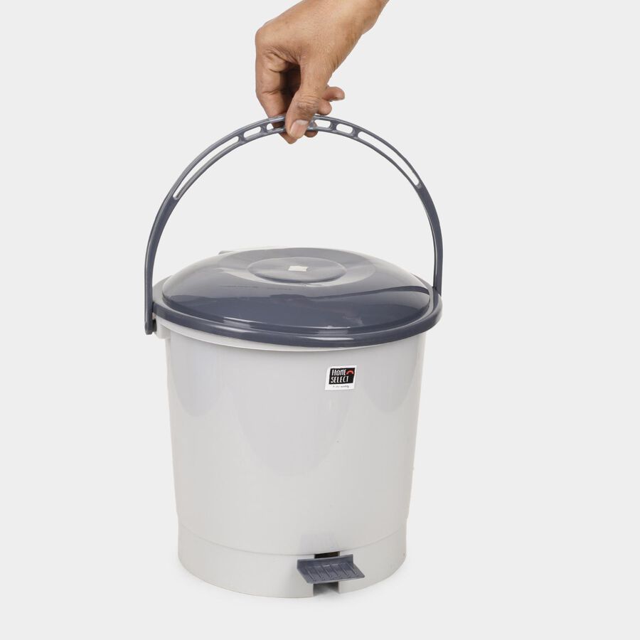 6 L Plastic Dustbin, , large image number null