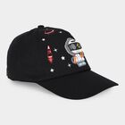 Kid's Black Fabric Cap, , small