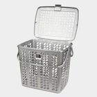 Grey Plastic Basket, , small