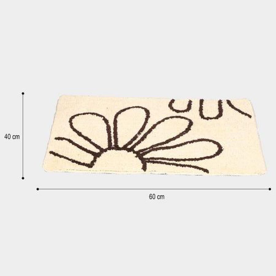 Anti-Skid Beige Polyester Door Mat, , large image number null