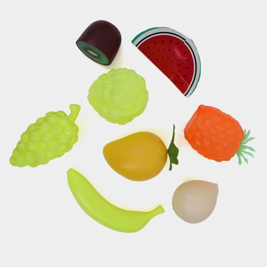 Plastic Fruit Set of 8, , large image number null