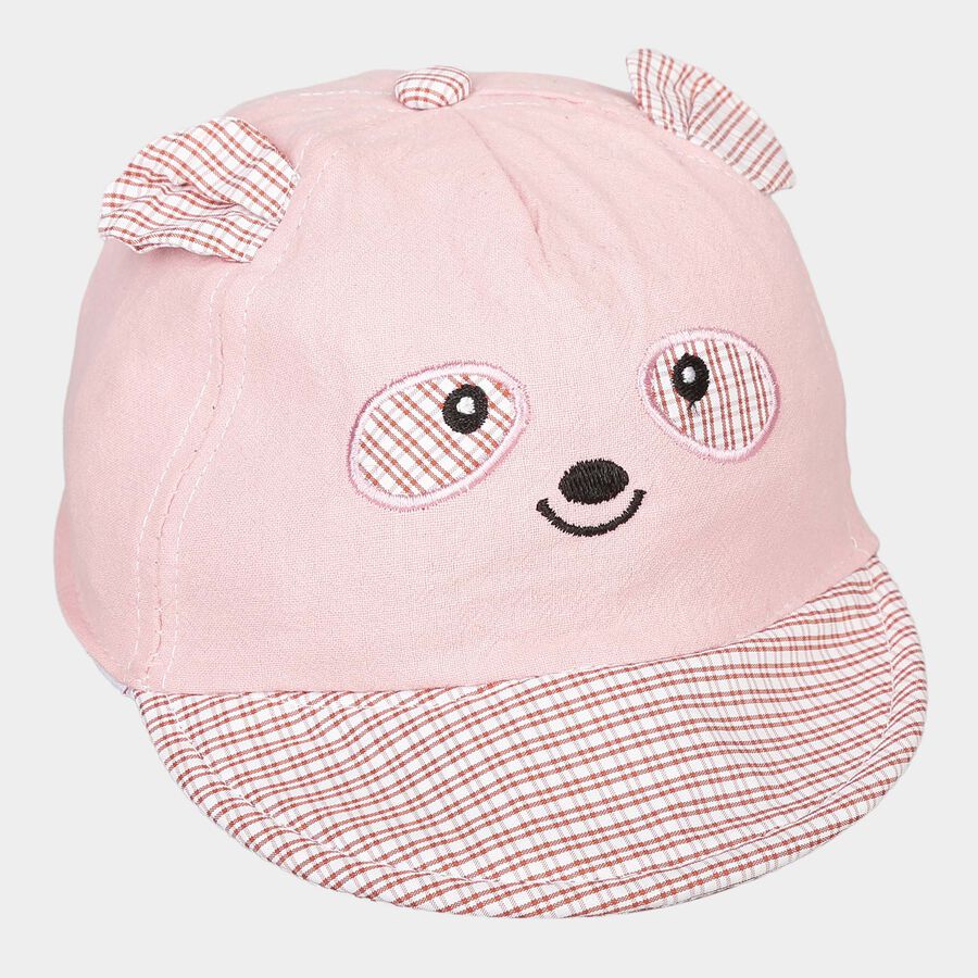 Kids' Light Pink Nylon Cap, , large image number null