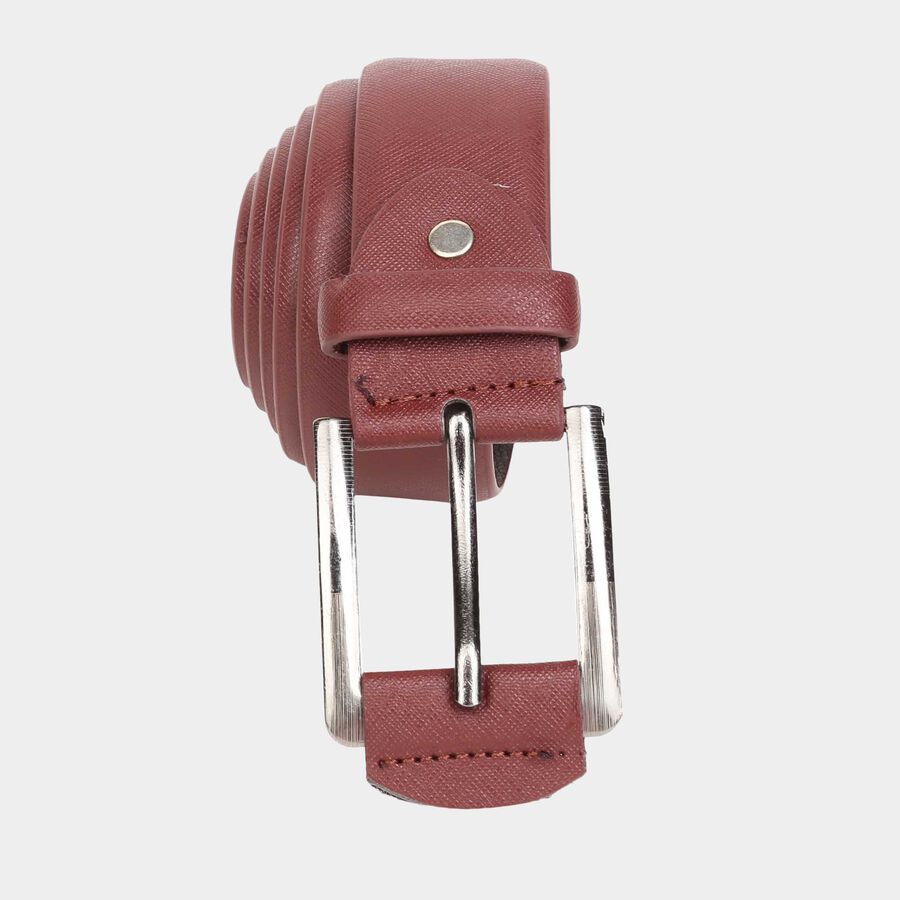 Men's Brown Polyurethane Casual Belt, , large image number null