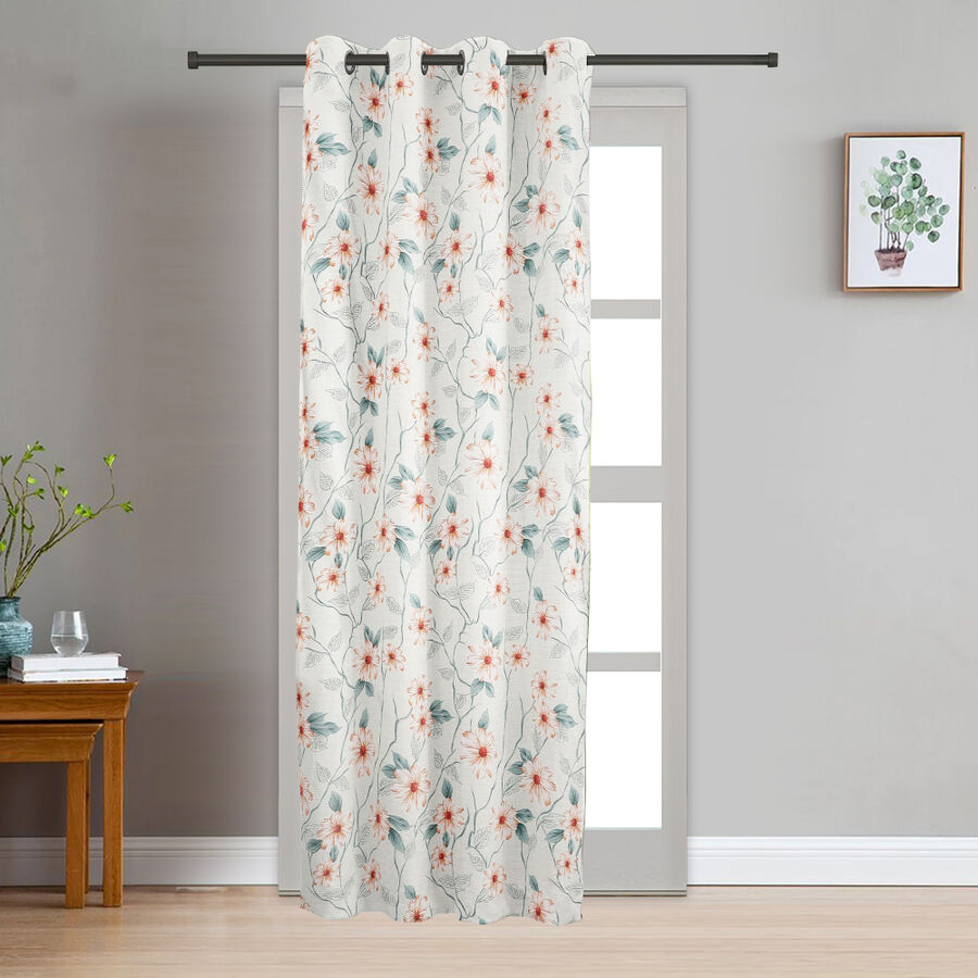 7 ft. Light Green Polyester Curtain, , large image number null