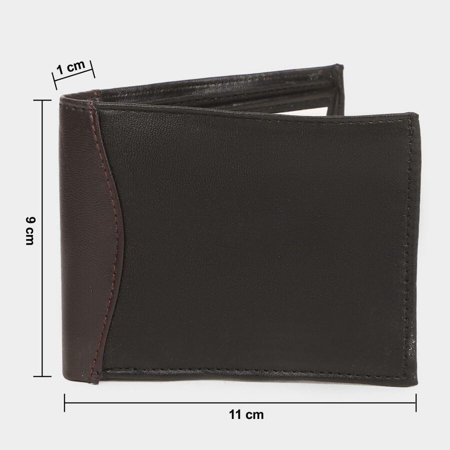 Men's Brown Polyurethane Wallet, , large image number null