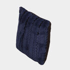 Navy Blue Textured Cushion, , small