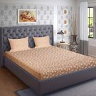 104 TC Cotton Blend Double Bedsheet with 2 Pillow Covers, , small image number null