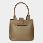 Women's Brown Pu Evening Bag, , small