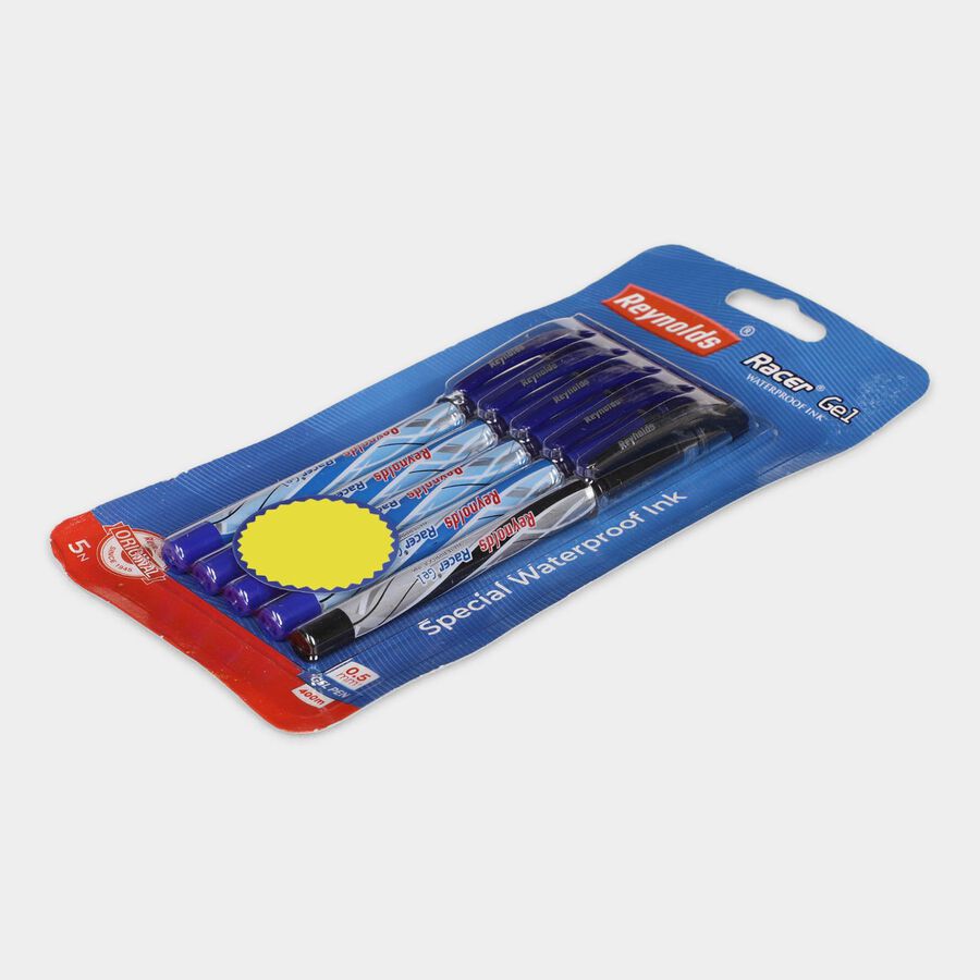Blue Gell Pen Set of 5, , large image number null