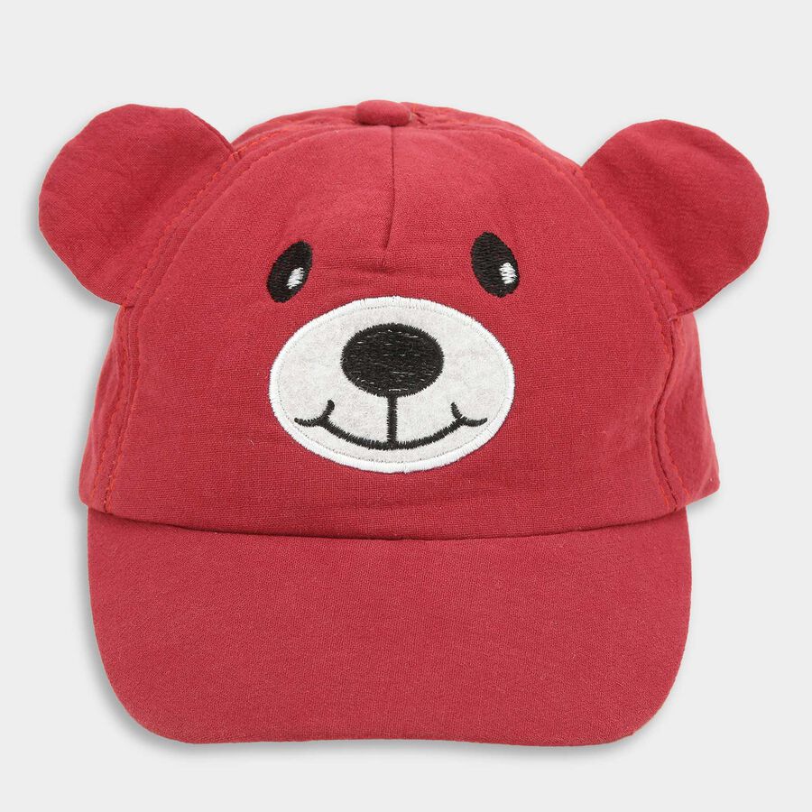 Kids' Red Fabric Cap, , large image number null