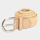 Women's Beige Nylon And Polyester Belt, , small image number null