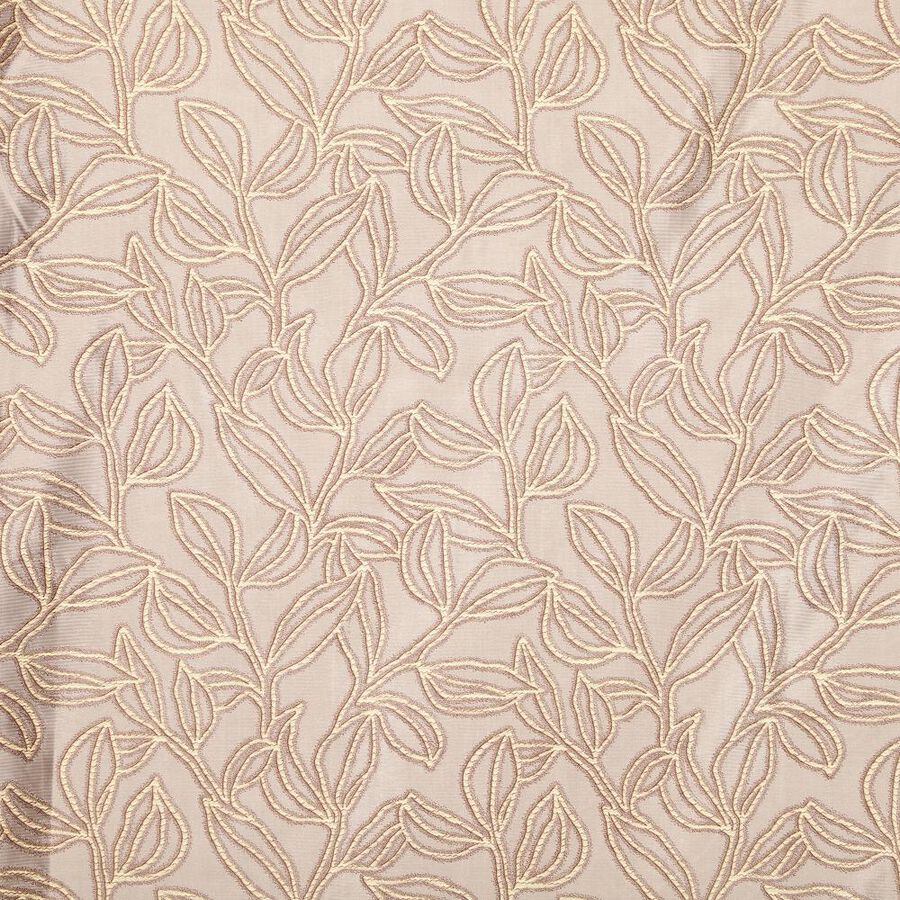 5ft. Living Room Soft Beige Printed Eyelet Curtains, , large image number null