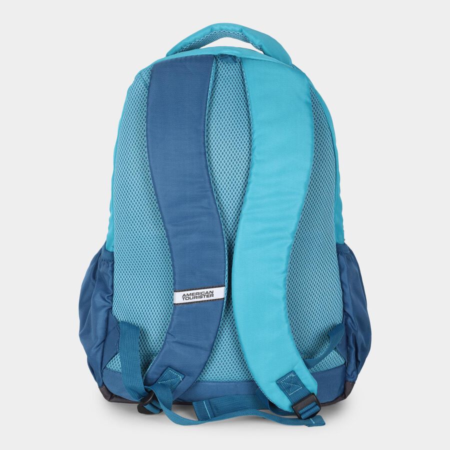 Light Blue Polyester Backpack, , large image number null