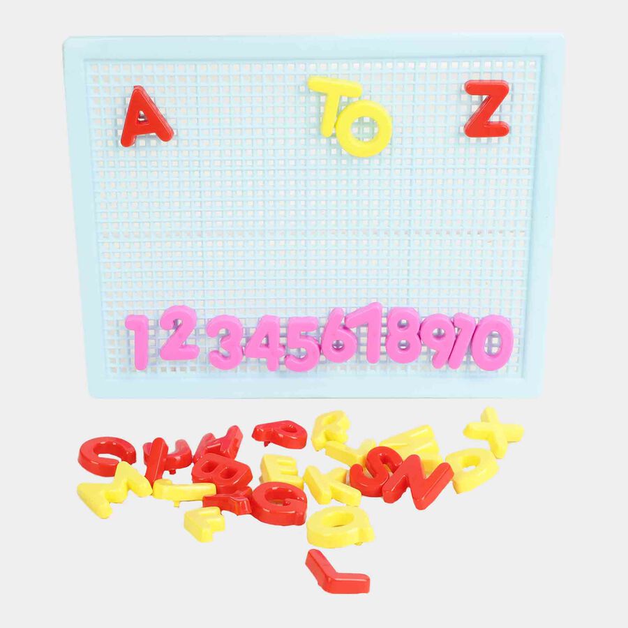 A-Z & Numbers Learning Board, 38 Pieces, , large image number null