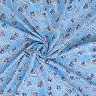 Women's Blue Viscose Scarf, , small image number null