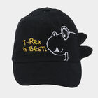 Kids' Black Fabric Cap, , small image number null