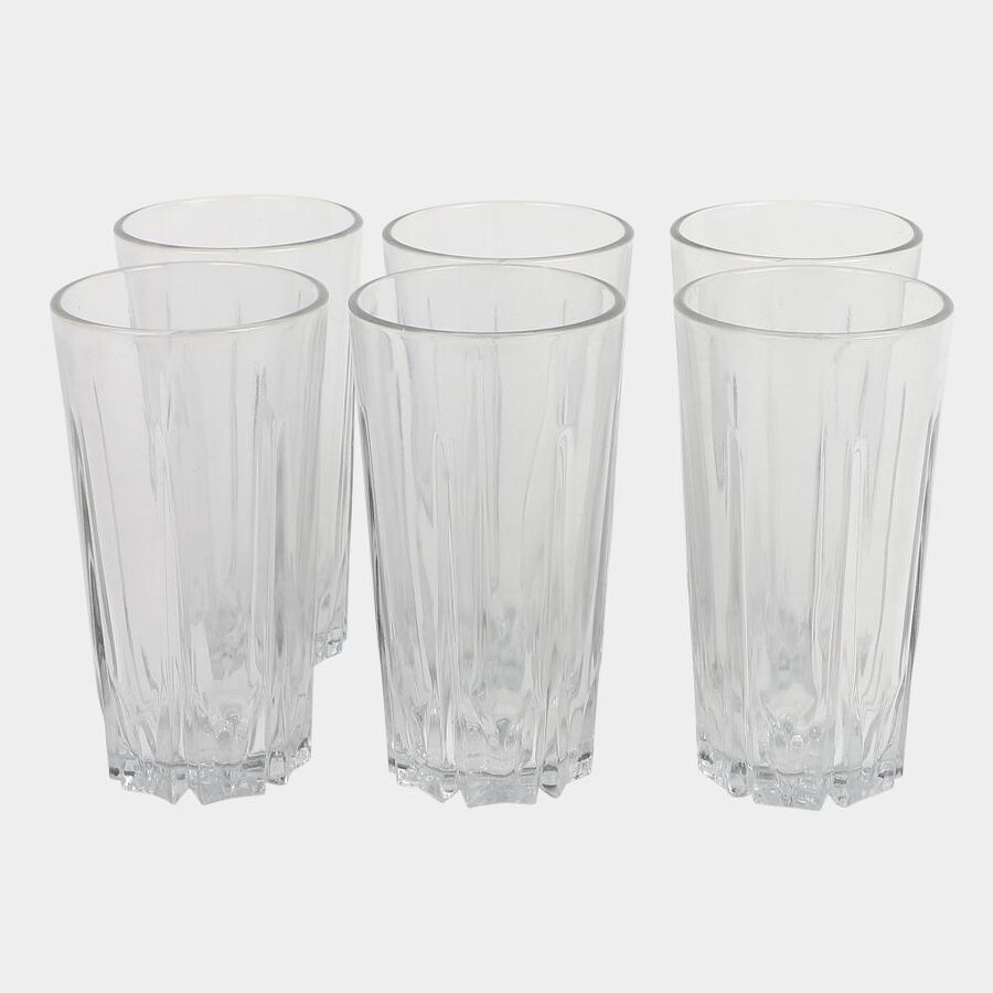 Glass Tumbler, 330ml, Set of 6, , large image number null