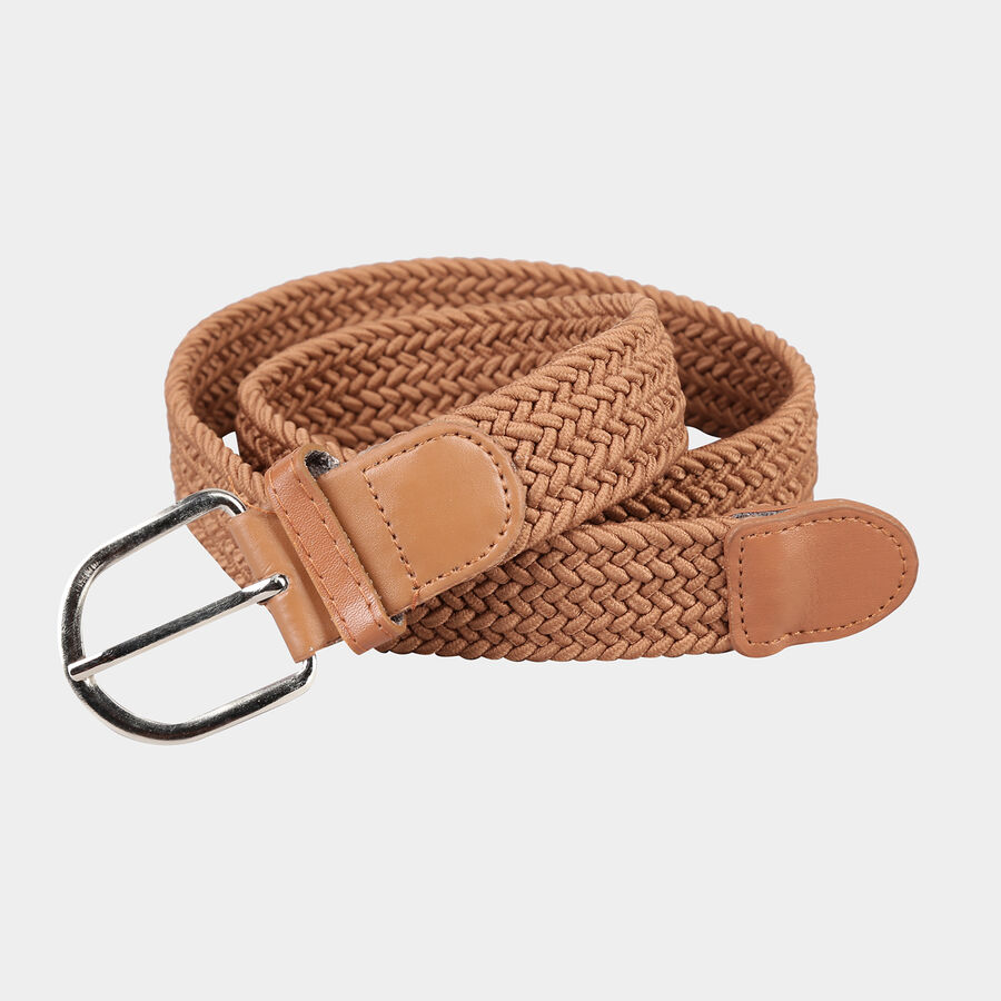 Women's Brown Nylon And Polyester Belt, , large image number null