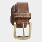Men's Brown Polyurethane Casual Belt, , small image number null