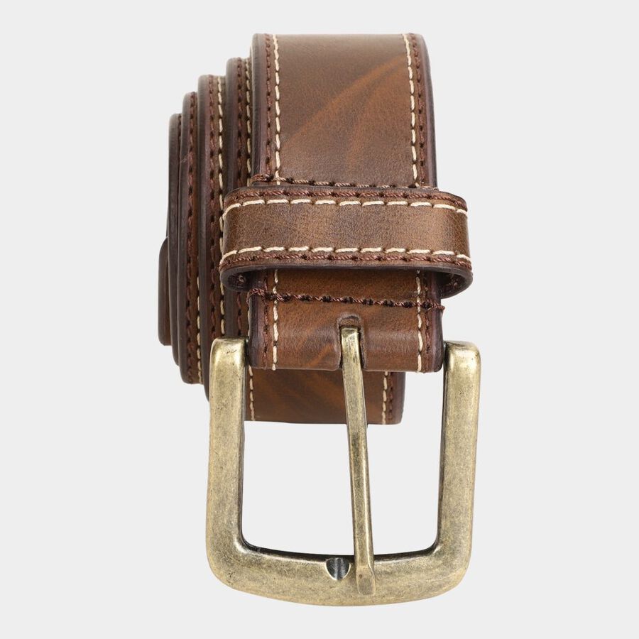 Men's Brown Polyurethane Casual Belt, , large image number null