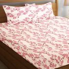 Pink Cotton Double Bedsheet With Pillow Cover, , small image number null