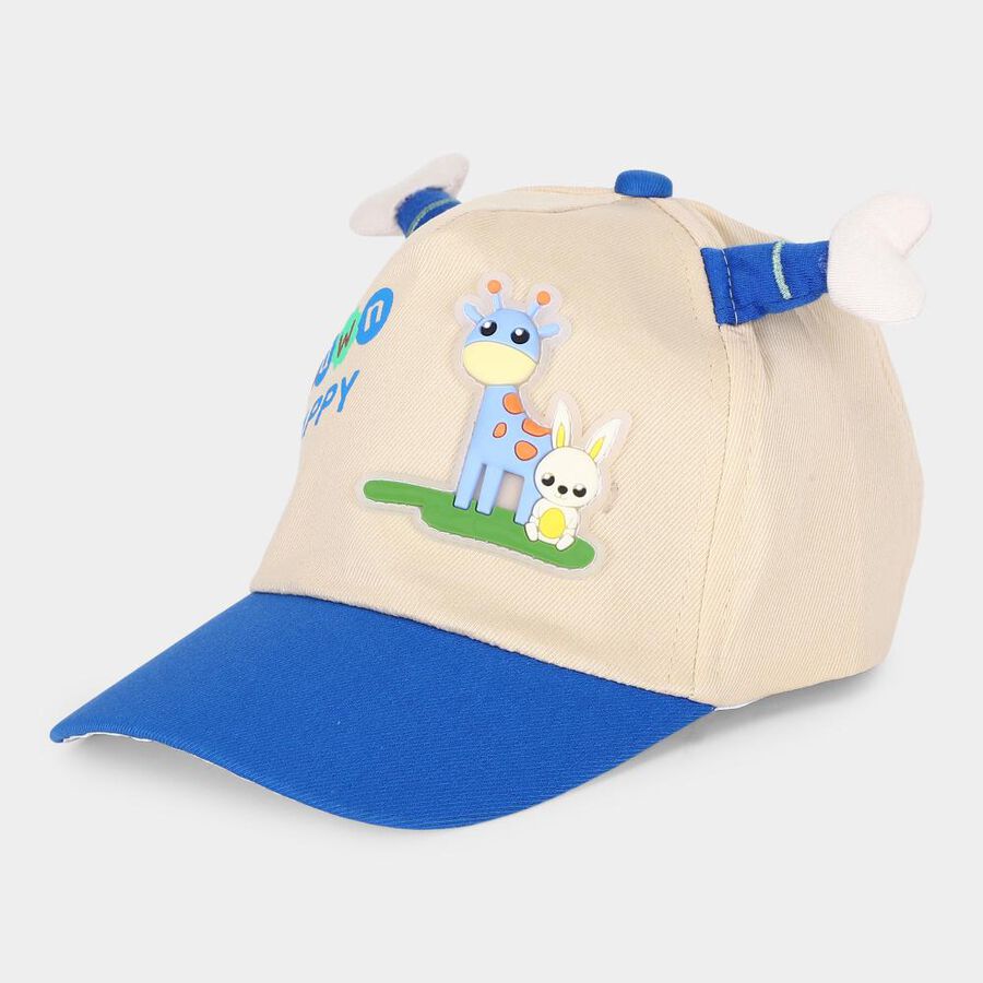 Kid's Blue Fabric Cap, , large