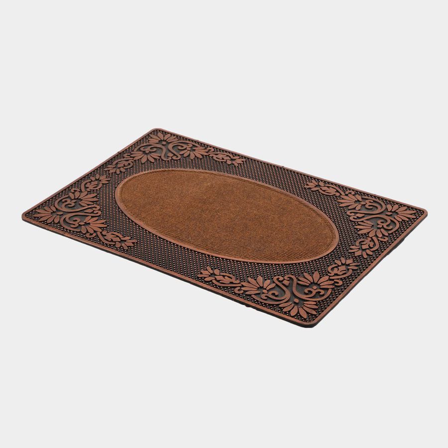 Anti-Skid Brown Rubber Door Mat, , large image number null