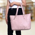 Women's Pink Polyurethane Tote Bag, , small image number null