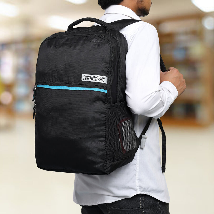 Black Polyester Back Pack, , large image number null
