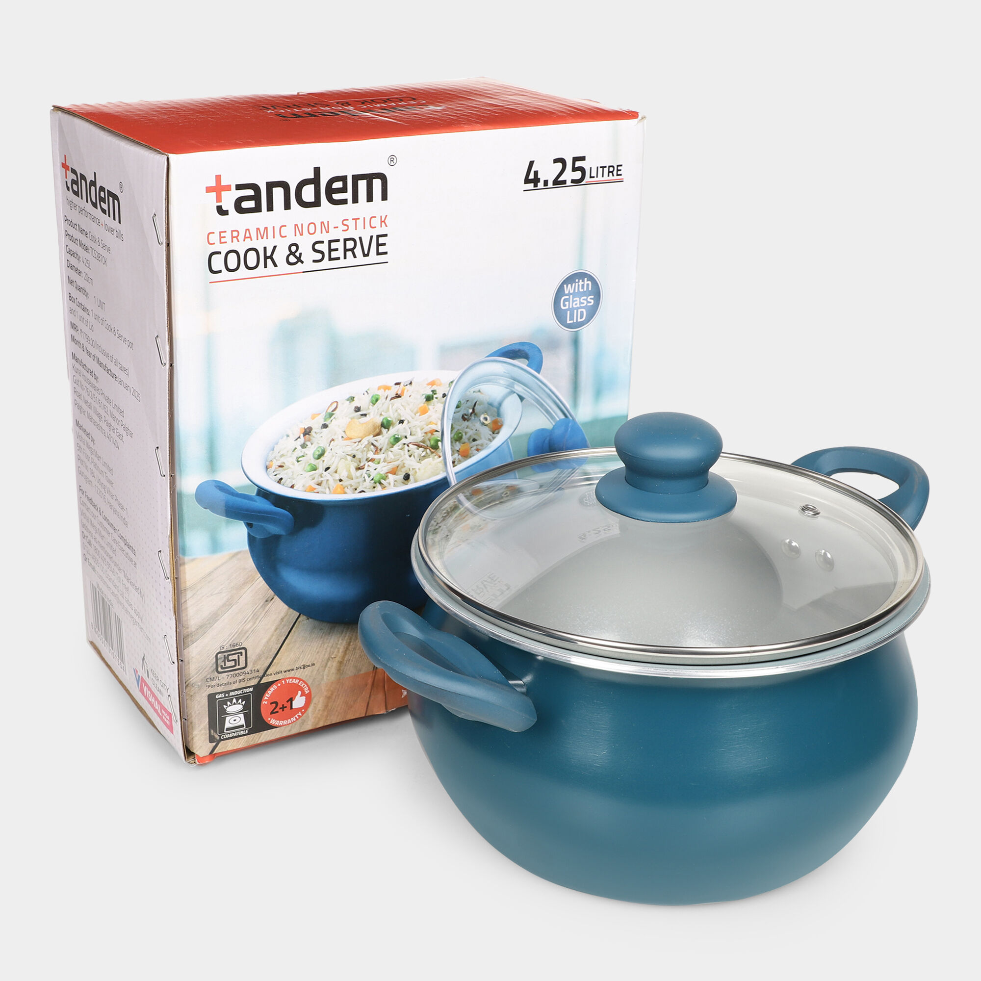 Tandem                         4.25 L Ceramic Cook &amp; Serveware