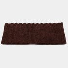 Anti-Skid Brown Polyester Bath Mat, , small image number null