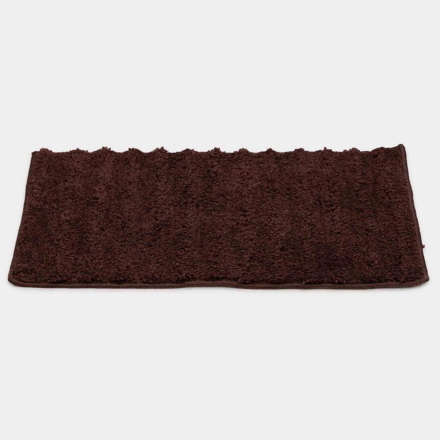 Anti-Skid Brown Polyester Bath Mat, , large image number null