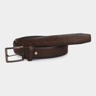 Men's Brown Pu Formal Belt, , large image number null