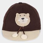 Teddy Kid's Beige Fabric Cap , , small image number null