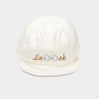 Kids' White Nylon/Polyester Cap, , small image number null