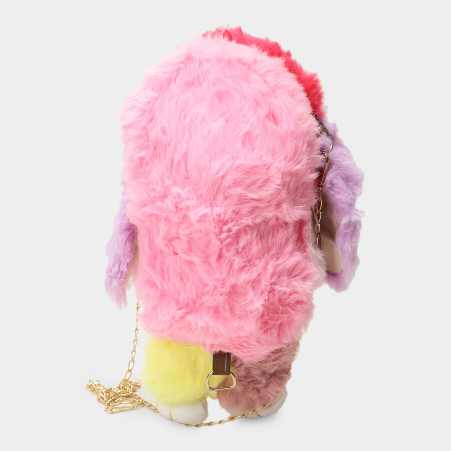 Multicolour Kid's Fur Bag, , large image number null